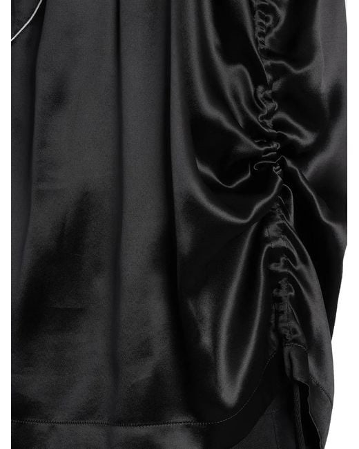 Ann Demeulemeester Black Endor Wrinkled Tank Top for men