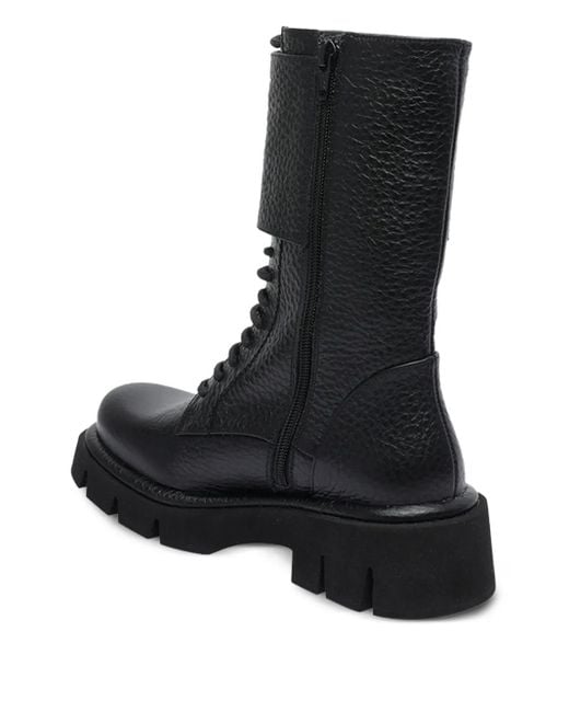 Paloma Barceló Black Schnürstiefel mit Schnalle