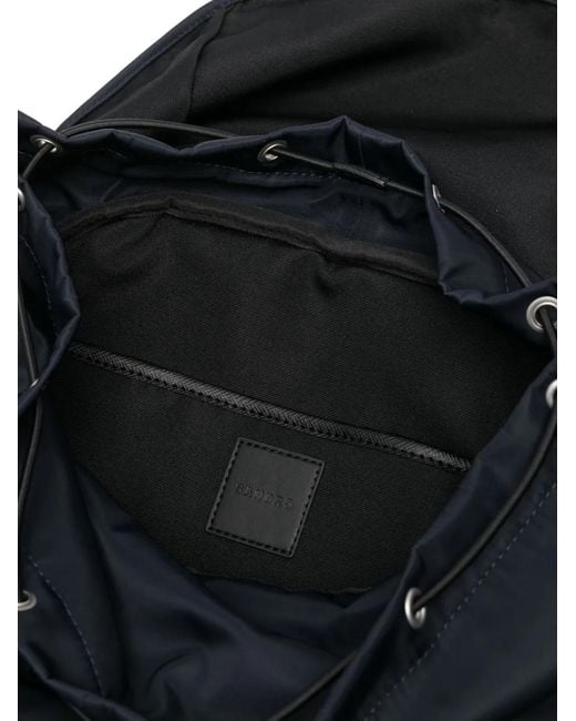 Sandro Black Nylon Backpack for men