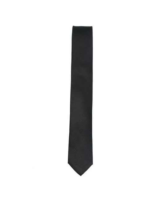 Karl Lagerfeld Black Cravate À Logo for men