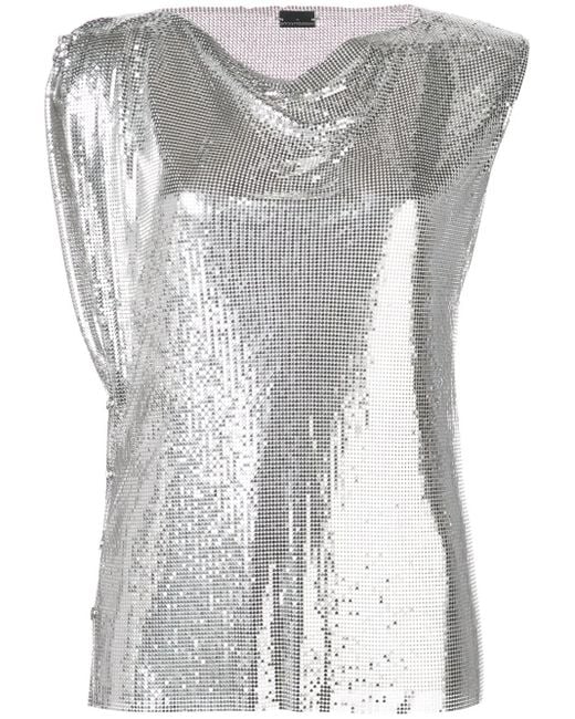 Rabanne Gray Disco Top
