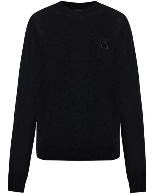 Pull En Cachemire À Logo Brodé Amiri pour homme en coloris Blue