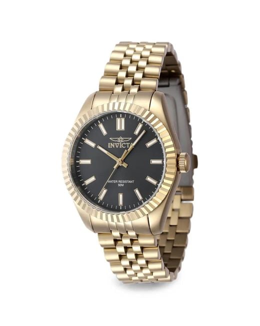 INVICTA WATCH Metallic Montre Specialty Mm À Lunette Cannelée