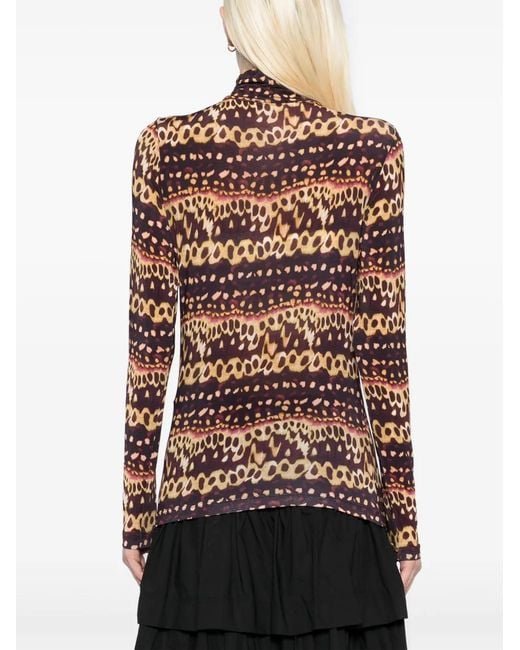 Ulla Johnson Brown Aurelia Top