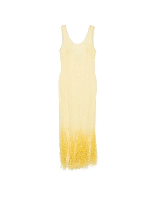 Jonathan Simkhai Metallic Lace Midi Dress