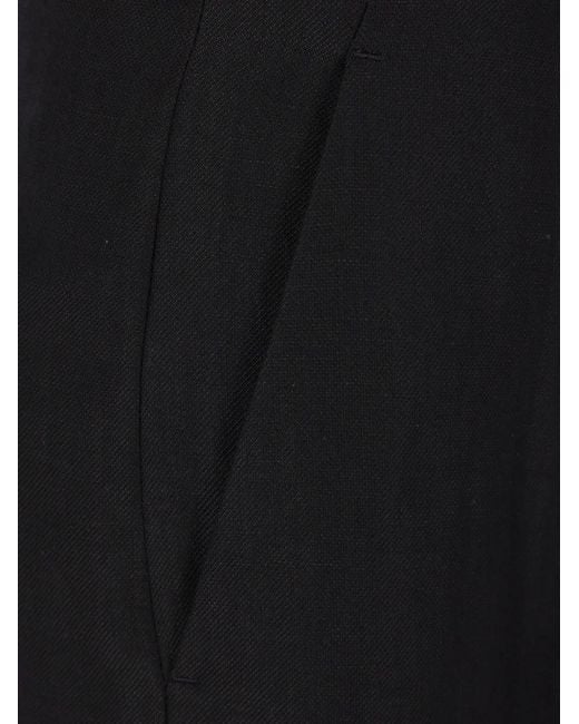 Brunello Cucinelli Black Pleated Trousers