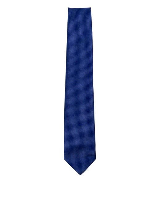 Tom Ford Blue Patterned Tie for men