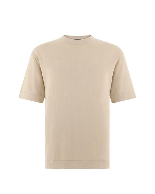Boggi White T-Shirt À Col Rond for men