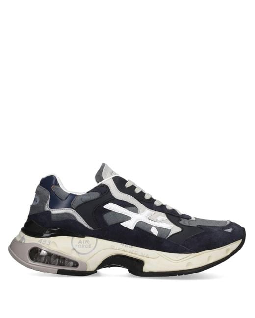 Premiata Blue Sharky Sneakers for men