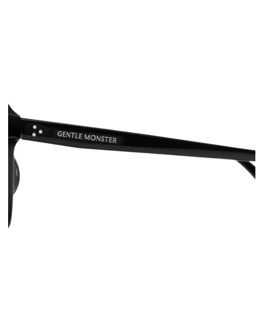 Gentle Monster Black Jade Round-Frame Sunglasses