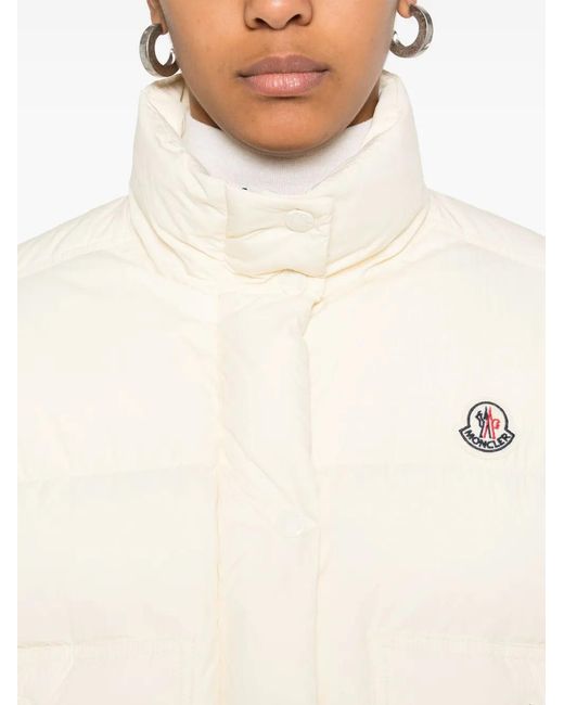 Moncler White Selle Puffer Jacket