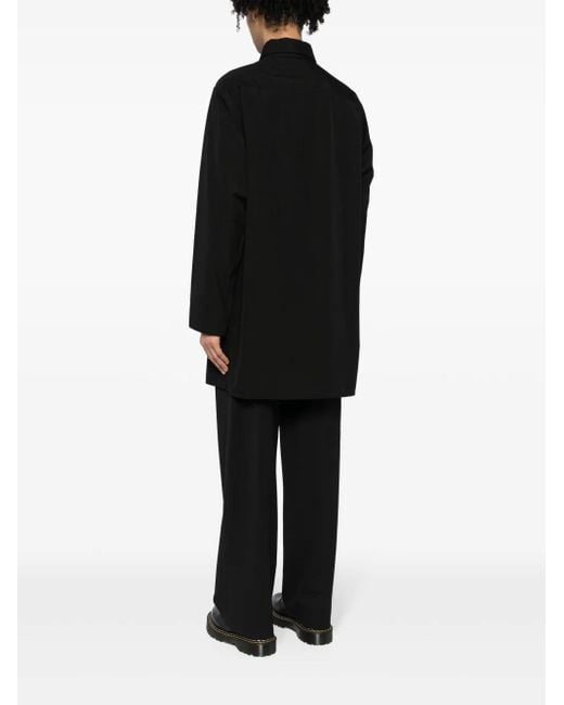 Yohji Yamamoto Black Cotton Poplin Shirt for men