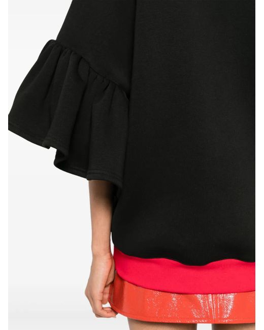 Ioana Ciolacu Black Pepper Contrasting-Trim Sweatshirt