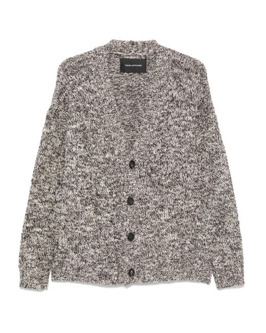 Cárdigan de mezcla de lana Tagliatore de hombre de color Gray