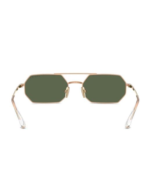Vogue Eyewear Green Geometric-Frame Sunglasses