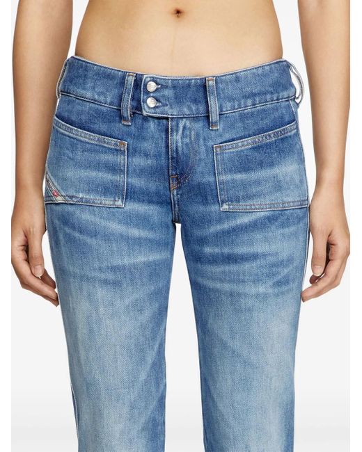 Jeans D-Hush Svasati di DIESEL in Blue