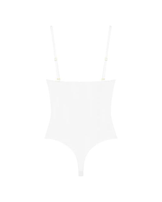 Maison Close White Corps À Corps Bodysuit