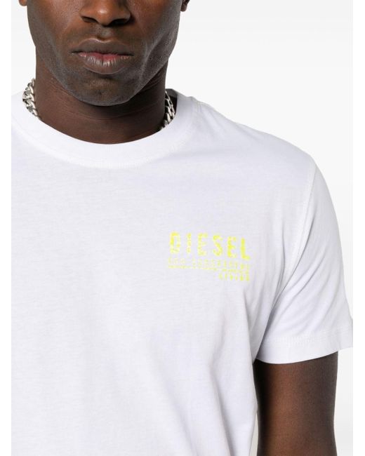 Camiseta T-Diegor-K72 DIESEL de hombre de color White