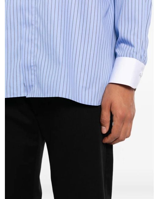 Tom Ford Black Stretch Cotton Chino Trousers With Logo Patch On The Back for men