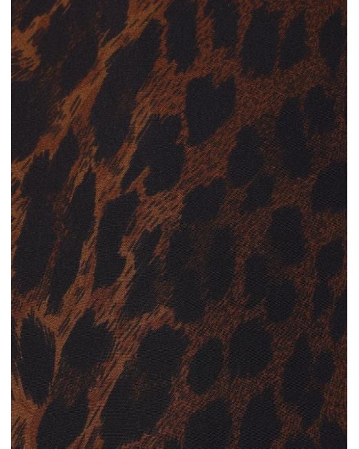 Balenciaga Brown Jacke mit Leoparden-Print