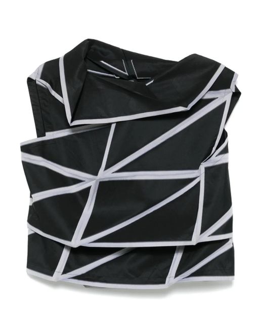 Issey Miyake Black No.5 Jacquard Top