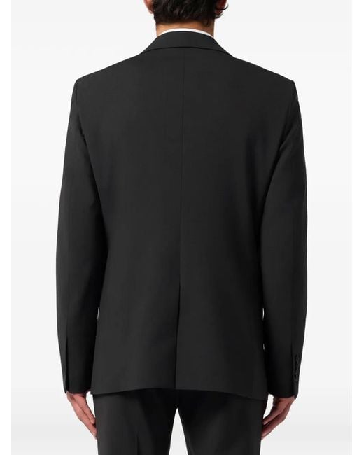 Philipp Plein Blue Blazer À Plaque Tête De Mort for men