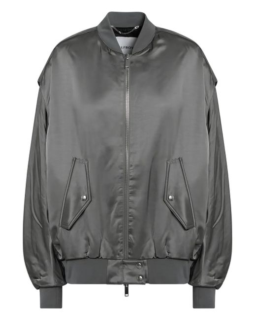 Halfboy Gray Bomberjacke Mit Reißverschluss