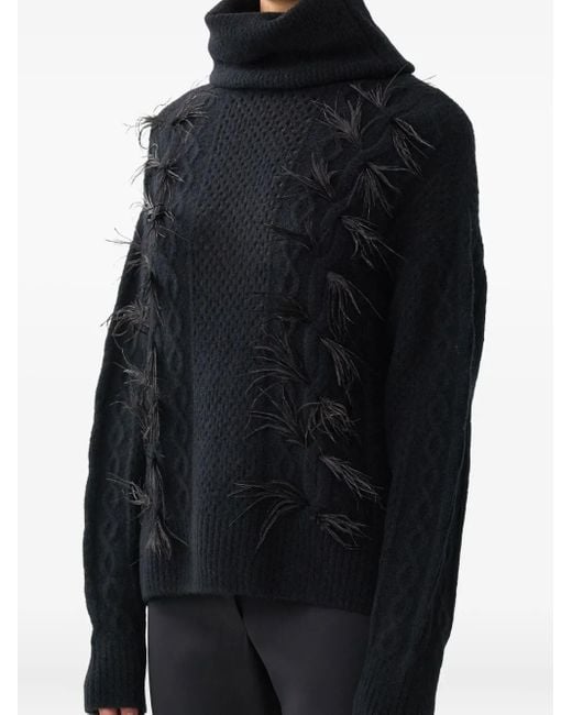 Camilla タートルネック セーター Black