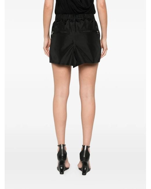 Rick Owens Black Temple Mini Skirt