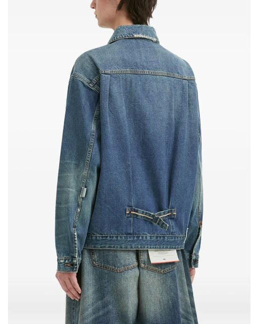 Veste En Jean À Patch Logo AFTERMATHS pour homme en coloris Blue