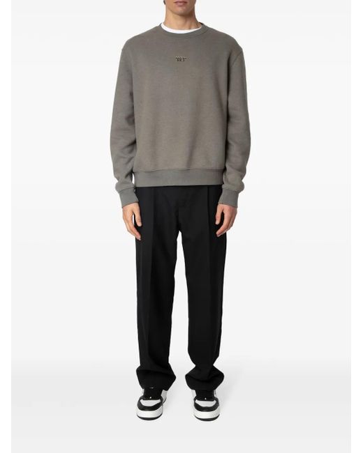 Zadig & Voltaire Gray Simba Photoprint Sweater for men
