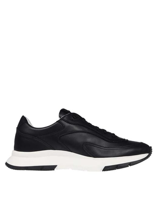 Gianvito Rossi Black Leather Sneakers for men