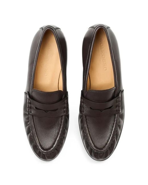 Scarosso Gray Mar Gathered Loafers