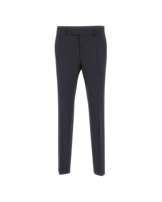 Boss Blue Tailored Trousers for men