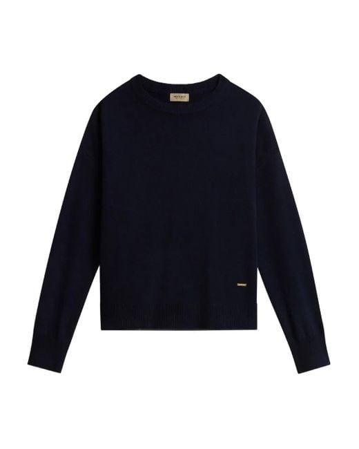 Woolrich Blue Crew-Neck Sweater