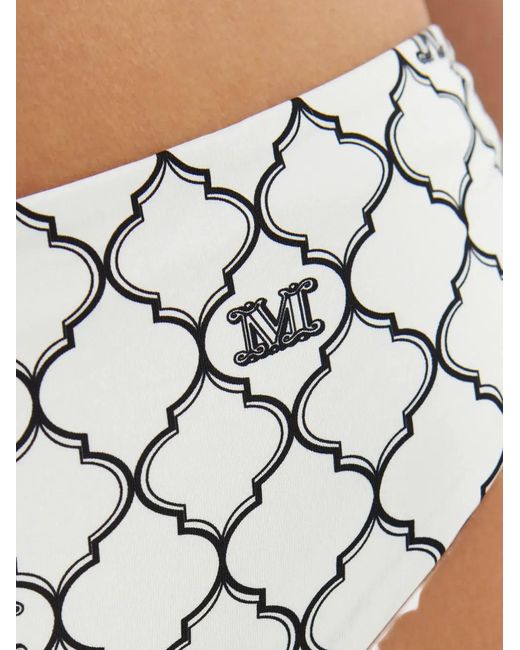 Max Mara White Sibilla Bikini Bottoms