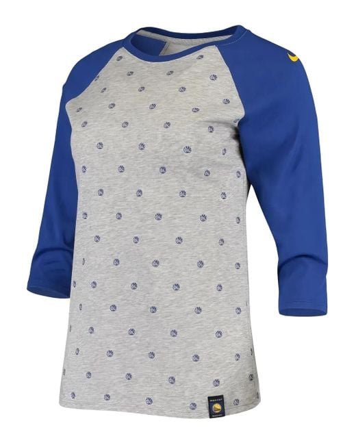 Nike クロップドスリーブ トップ Blue