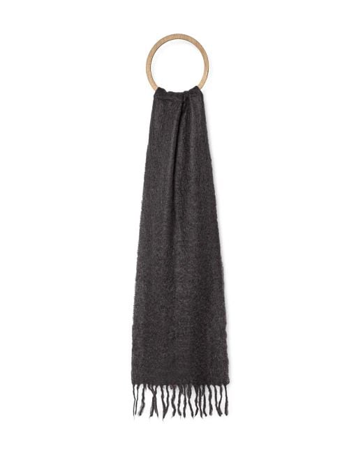 Sciarpa Con Frange di Day Birger et Mikkelsen in White