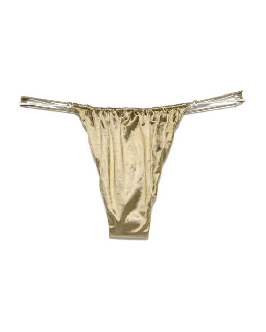 Isa Boulder White Reversible Bikini Bottom