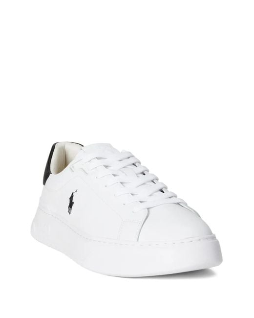 Polo Ralph Lauren White Polo Pony Sneakers for men