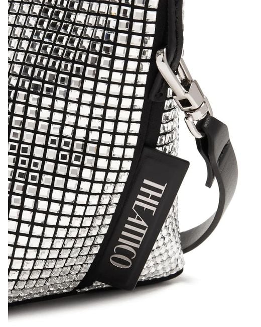 The Attico Gray Via Dei Giardini 15 Crystal Tote Bag