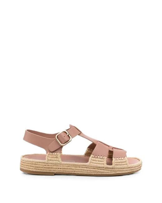 Paloma Barceló Pink Yuka Buckle-Fastening Sandals