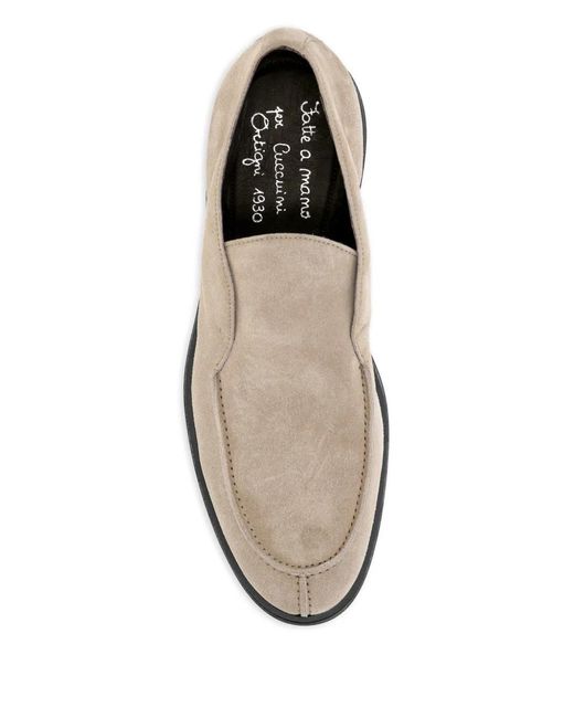 Ortigni Brown Slip-On Desert Boots for men