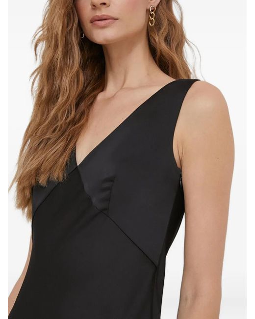 Joop! Black Satin Maxi Dress