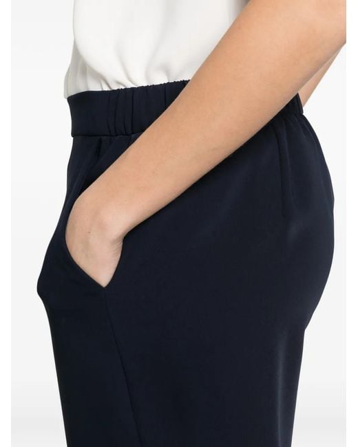P.A.R.O.S.H. Blue Wide-Leg Trousers