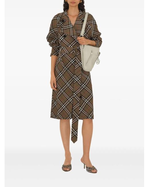 Burberry Gray Shield Twin Shoulder Bag
