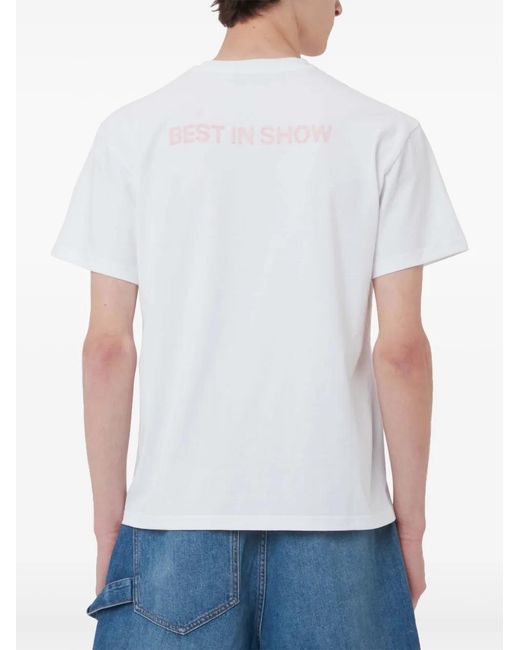J.W. Anderson White Rosette T-Shirt