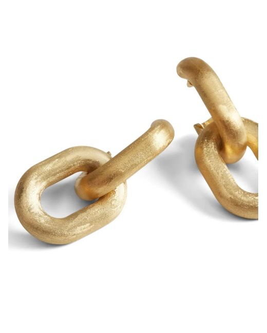 DSquared² Metallic Chained2 Earrings