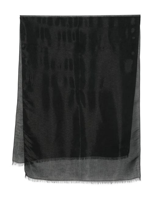 Sciarpa Misto Lana di Emporio Armani in Black