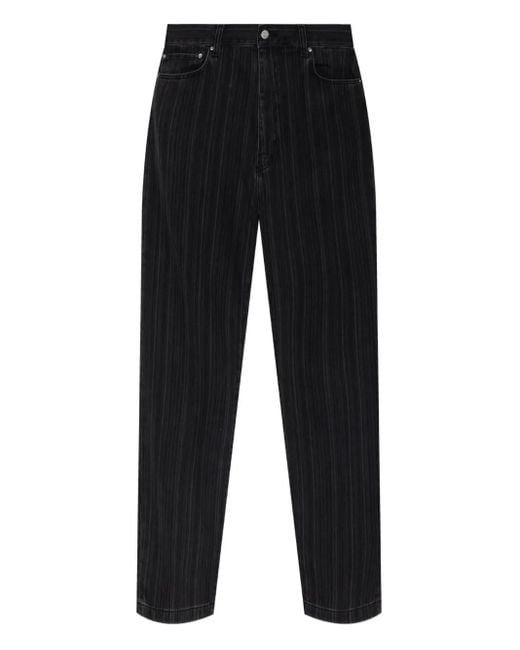 Carhartt Rylan Jeans Met Krijtstreep in het Black voor heren